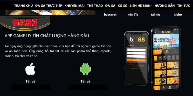 Các vấn đề thường gặp khi tải hoặc sử dụng app ga63